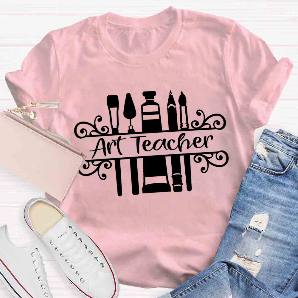 Art Comes From Life Teacher T-shirt