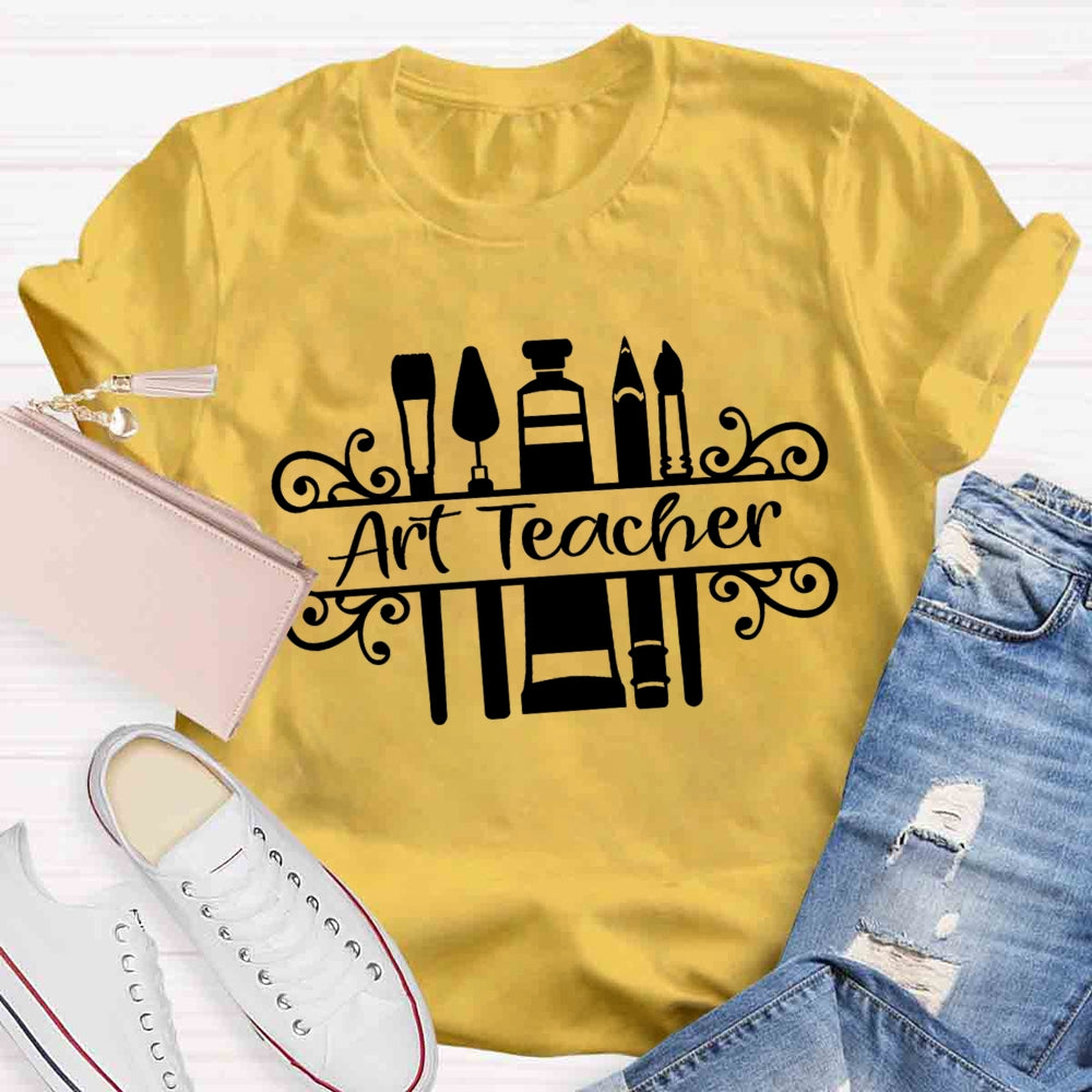 Art Comes From Life Teacher T-shirt