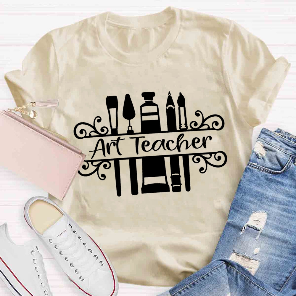 Art Comes From Life Teacher T-shirt