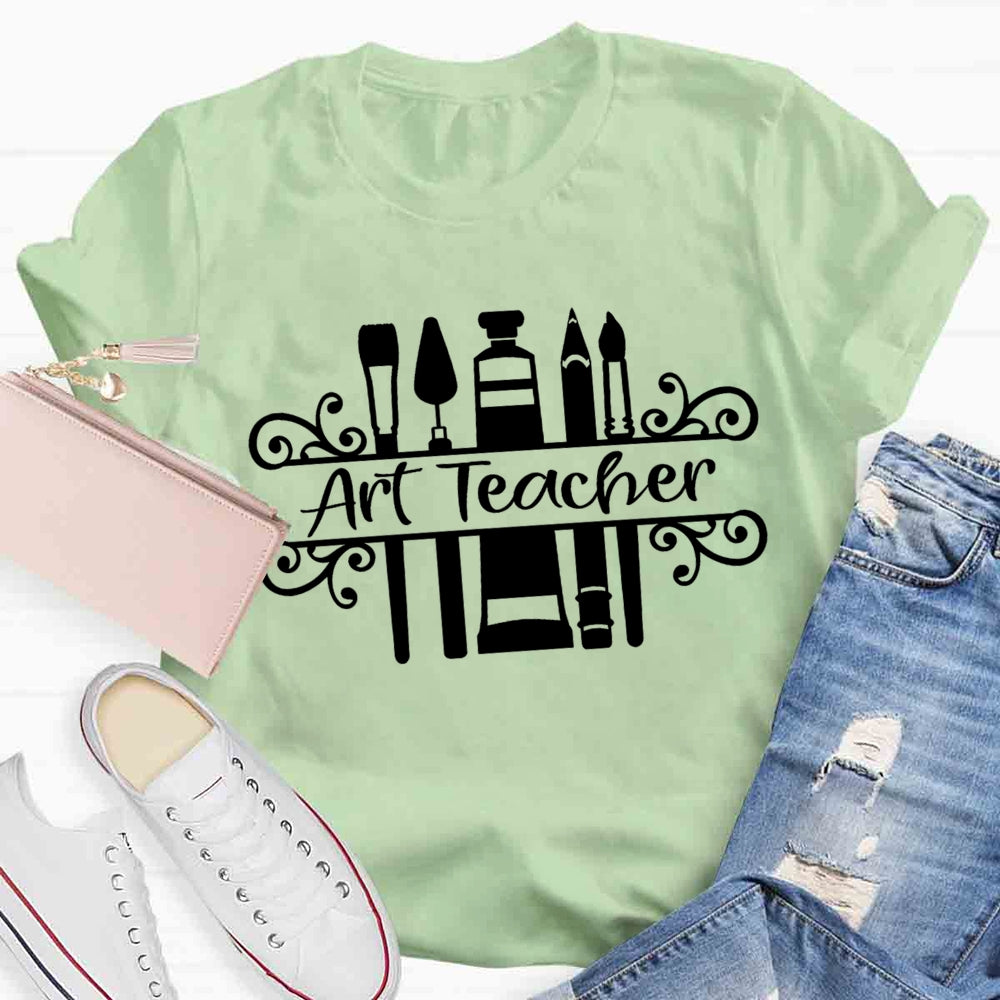 Art Comes From Life Teacher T-shirt
