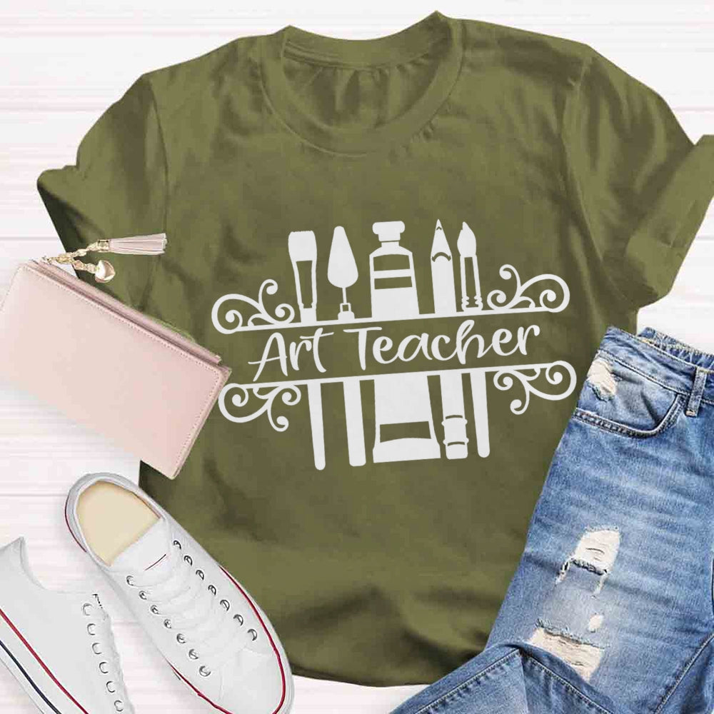 Art Comes From Life Teacher T-shirt