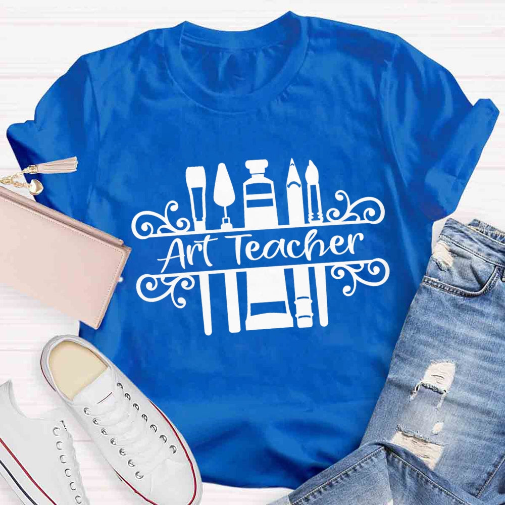 Art Comes From Life Teacher T-shirt