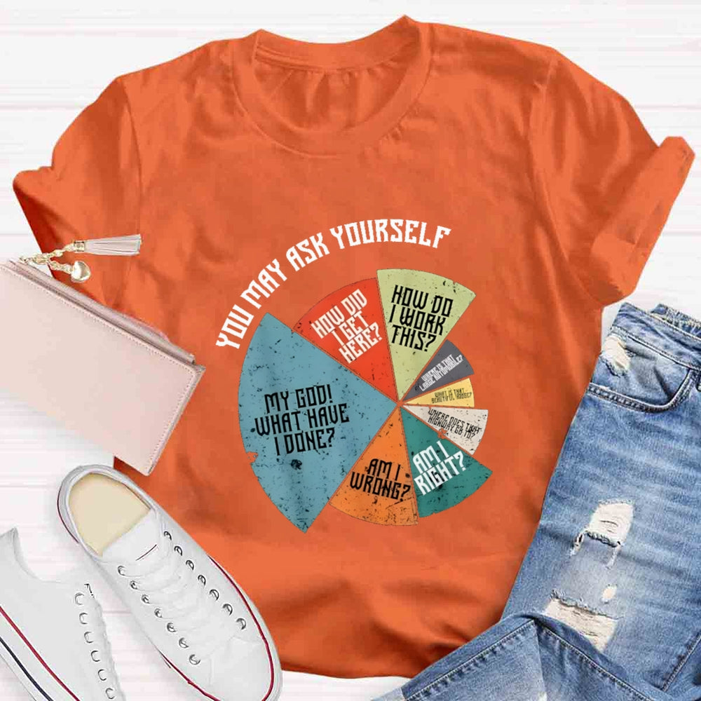 You May Ask Yourself Teacher T-Shirt