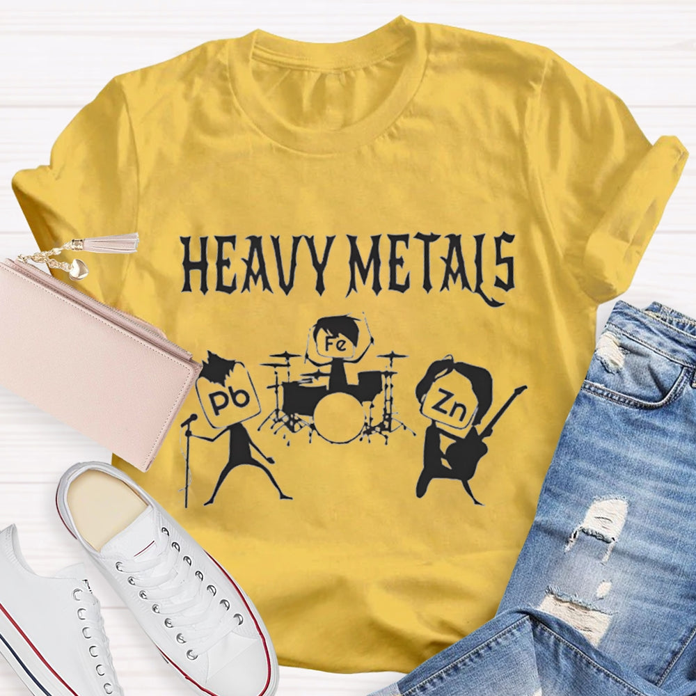 Heavy Metals Chemistry Teacher T-shirt