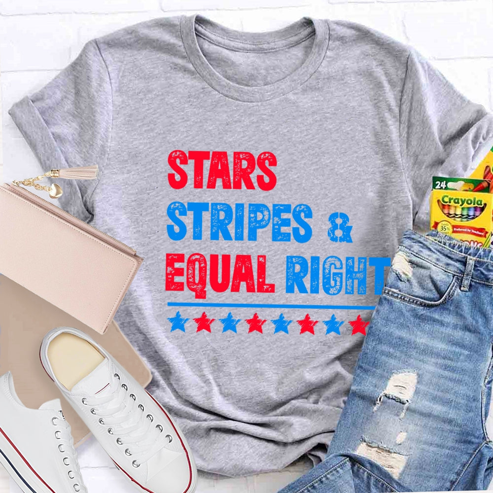 Stars Stripes And Equal Rights T-Shirt