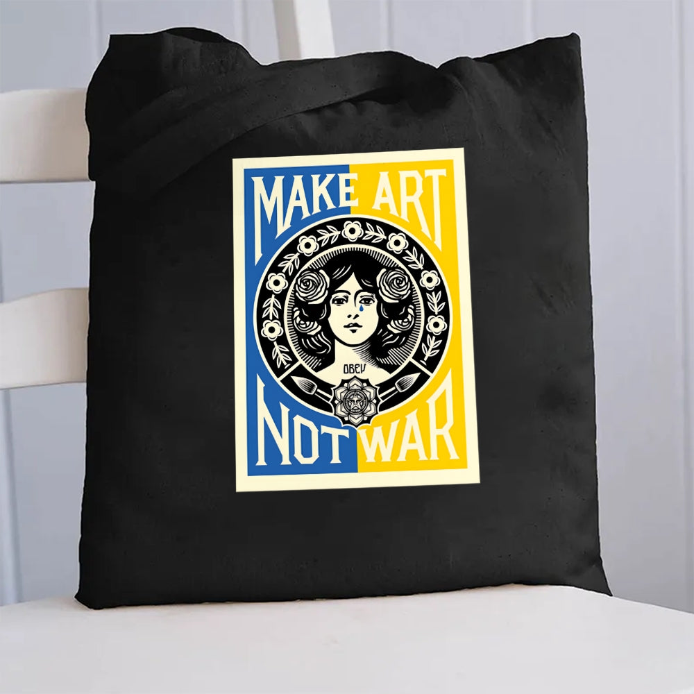 Make Art Canvas Tote Bag