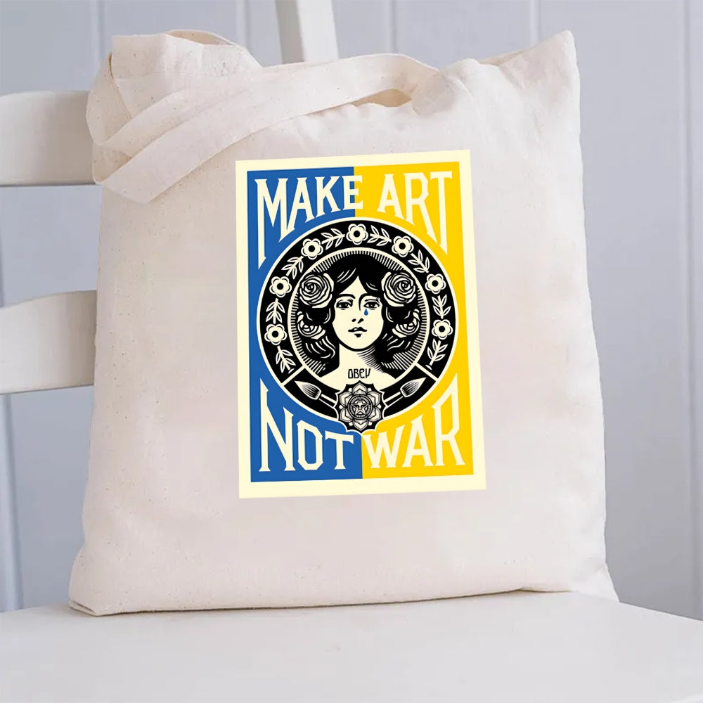 Make Art Canvas Tote Bag