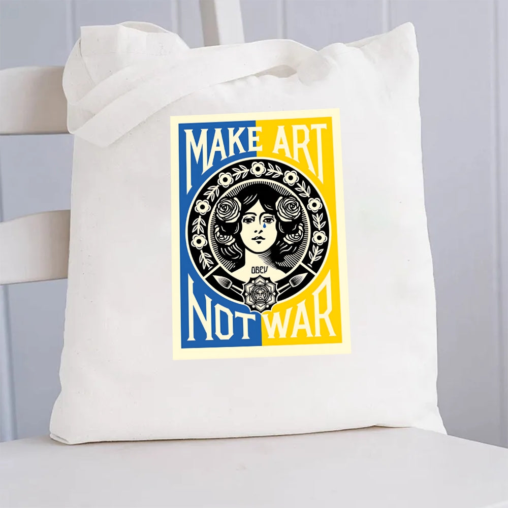 Make Art Canvas Tote Bag