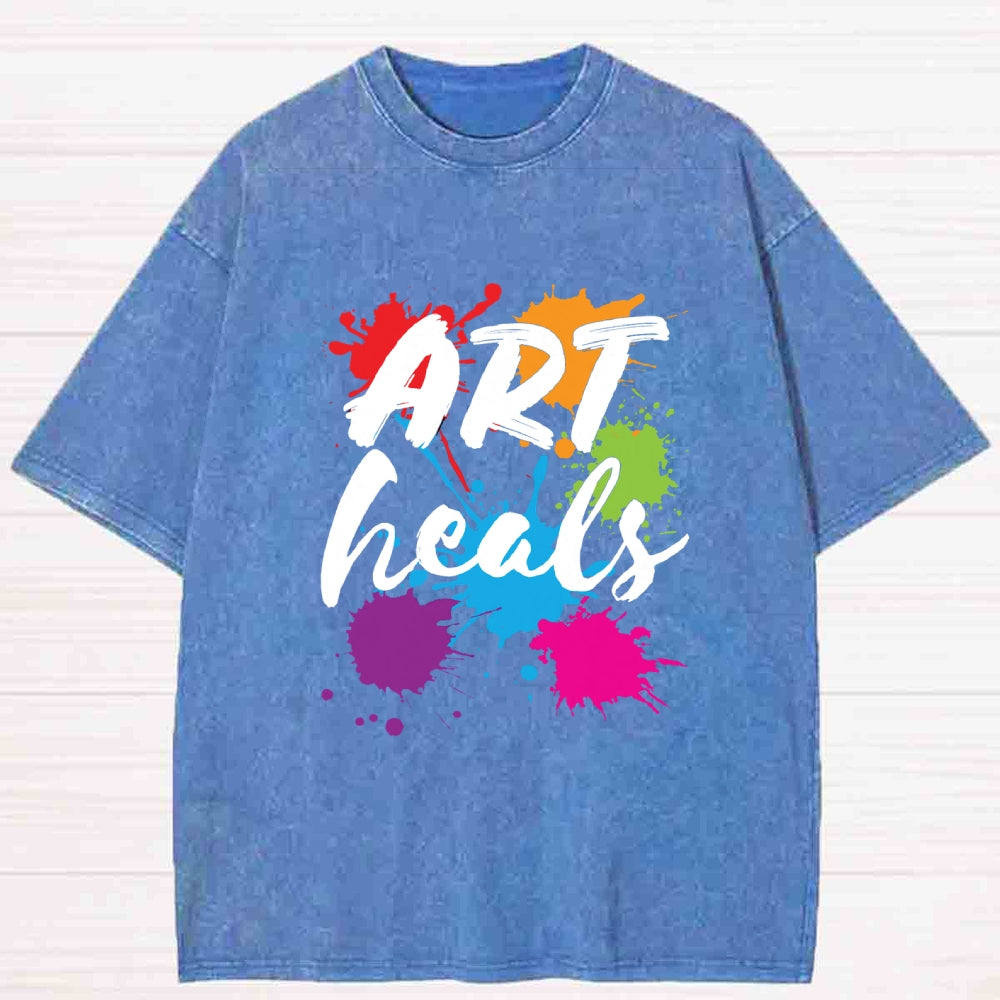 Art Heals Washed T-shirt
