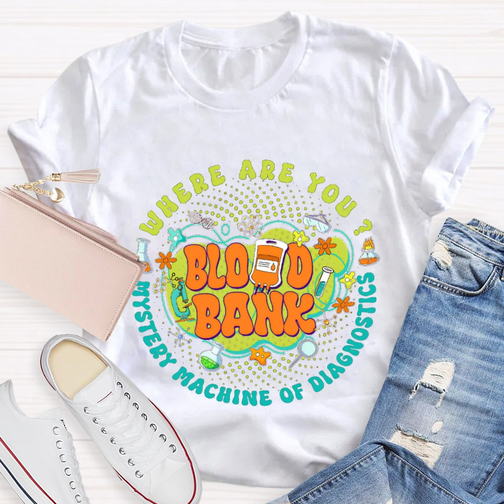 Where Are You Mystery Machine Of Diagnostics T-shirt