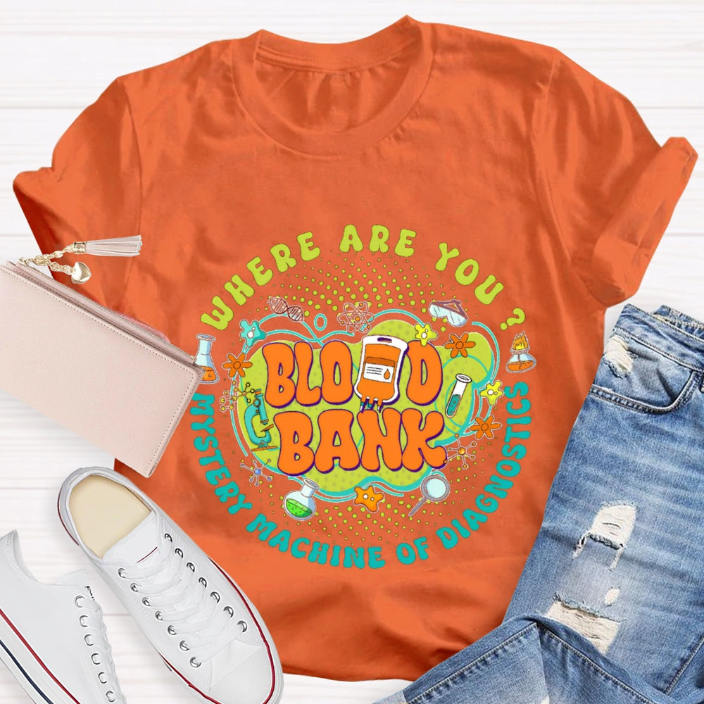 Where Are You Mystery Machine Of Diagnostics T-shirt