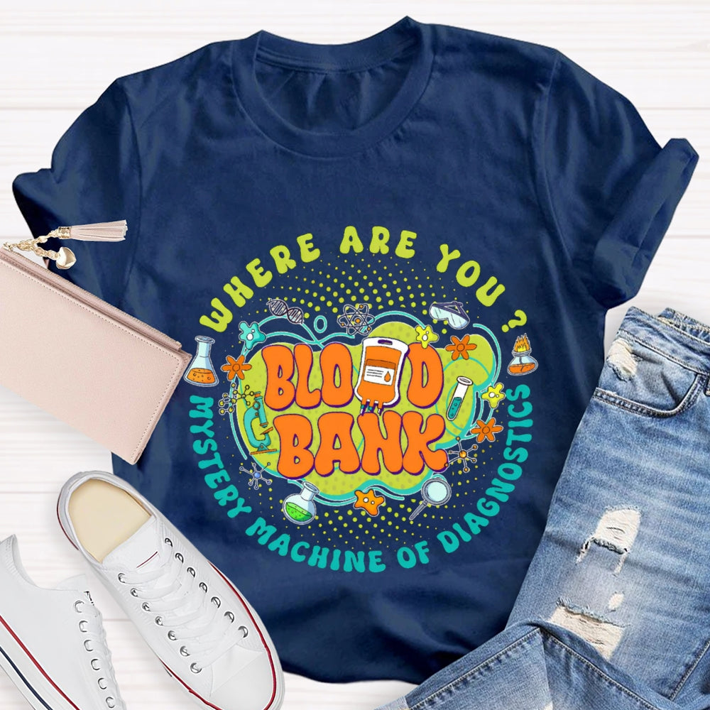 Where Are You Mystery Machine Of Diagnostics T-shirt