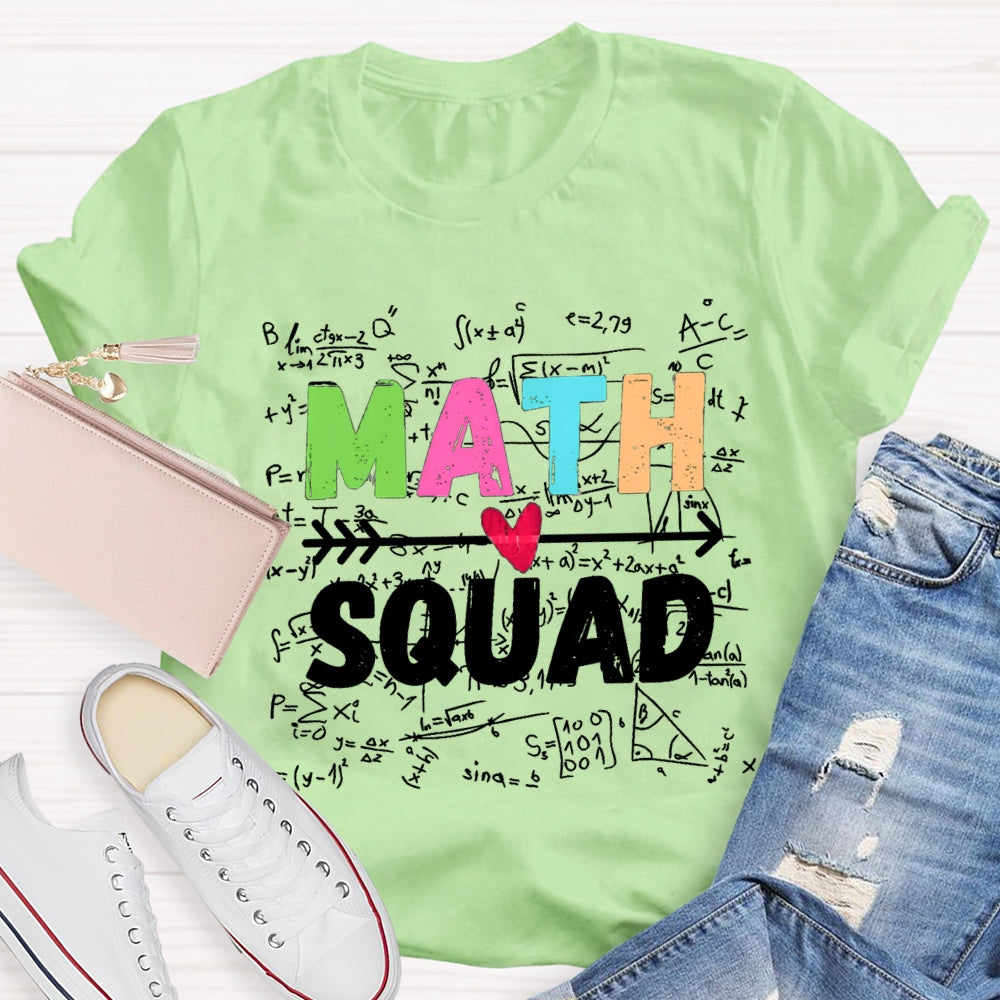 Math Squad Trigonometric Functions Teacher T-shirt