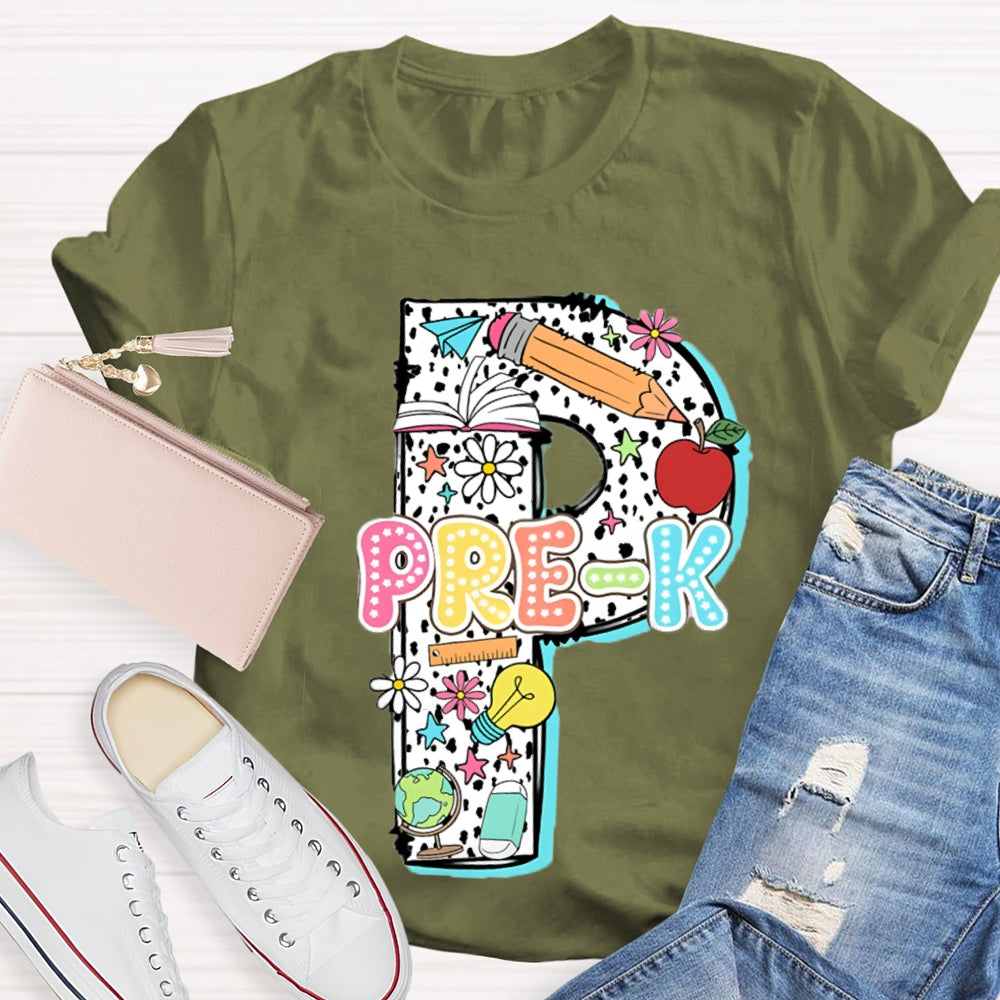 Personalized Grade Back to School T-Shirt