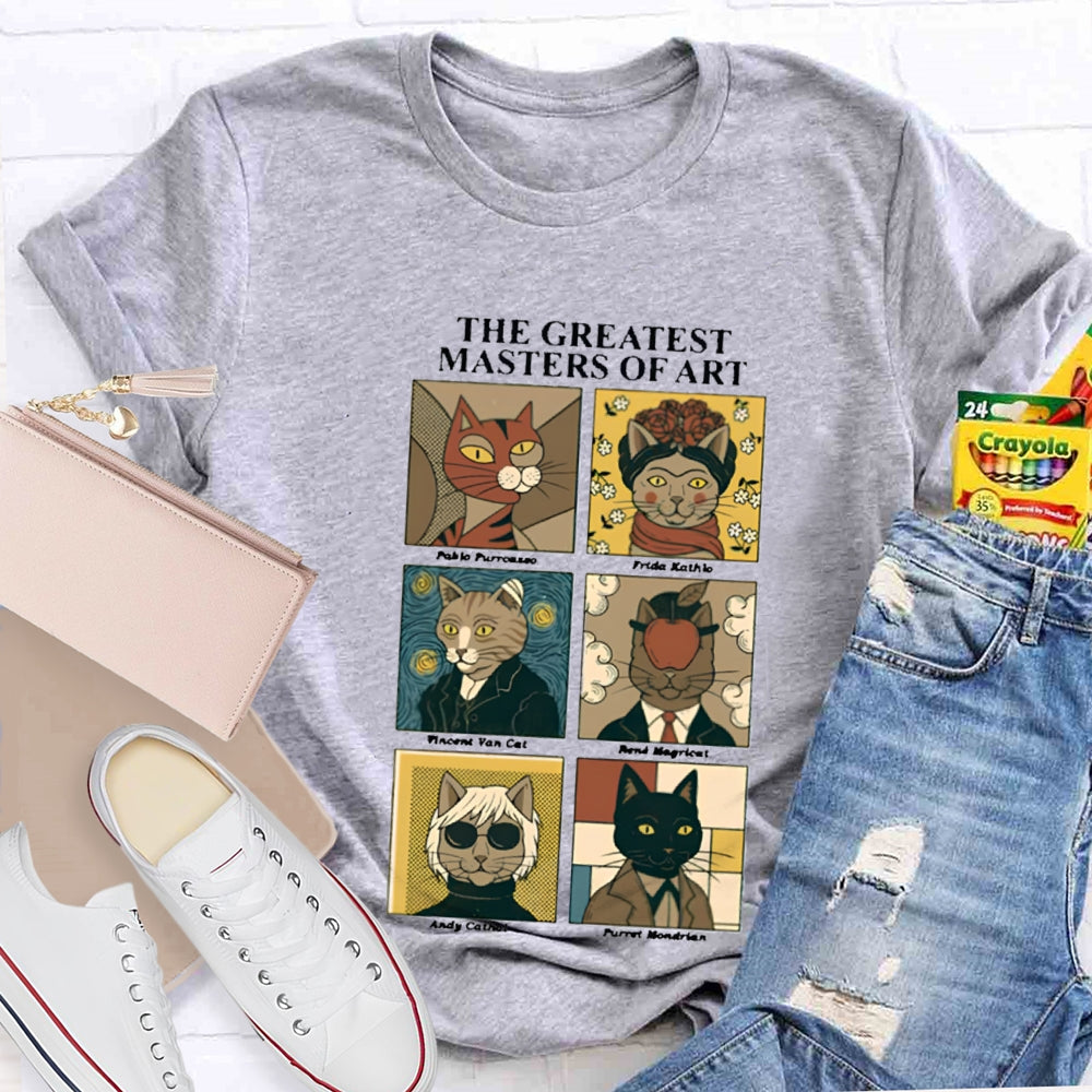 The Greatest Masters Of Art Teacher Shirt