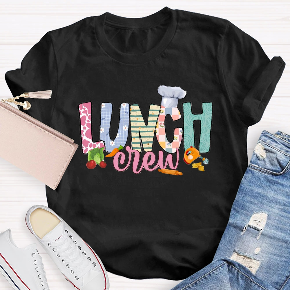 Lunch Crew Chef Hat T-shirt