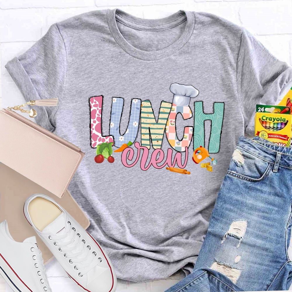 Lunch Crew Chef Hat T-shirt