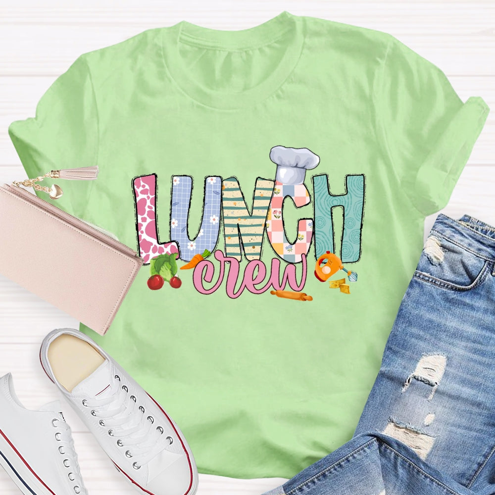 Lunch Crew Chef Hat T-shirt
