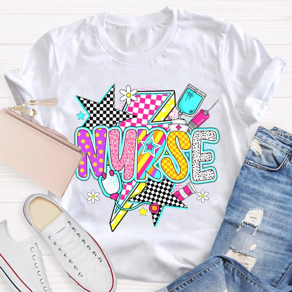 School Nurse Shine Like A Star T-shirt