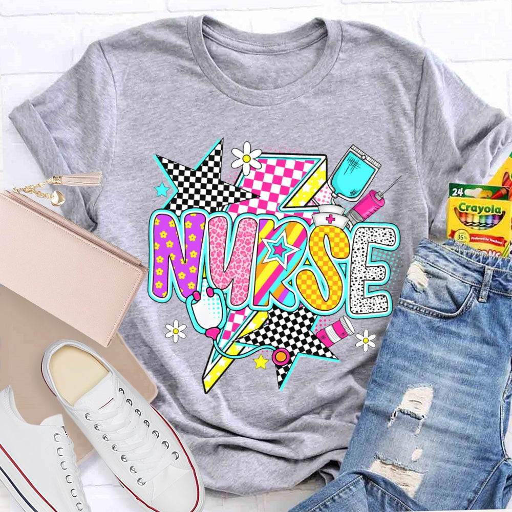 School Nurse Shine Like A Star T-shirt