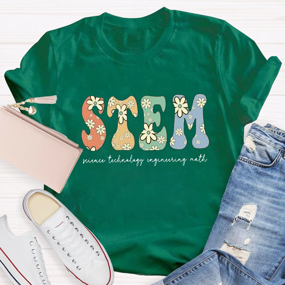 Science Technology Engineering Math STEM Shirt