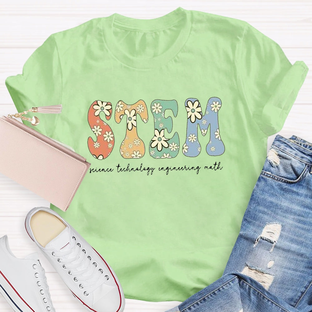 Science Technology Engineering Math STEM Shirt