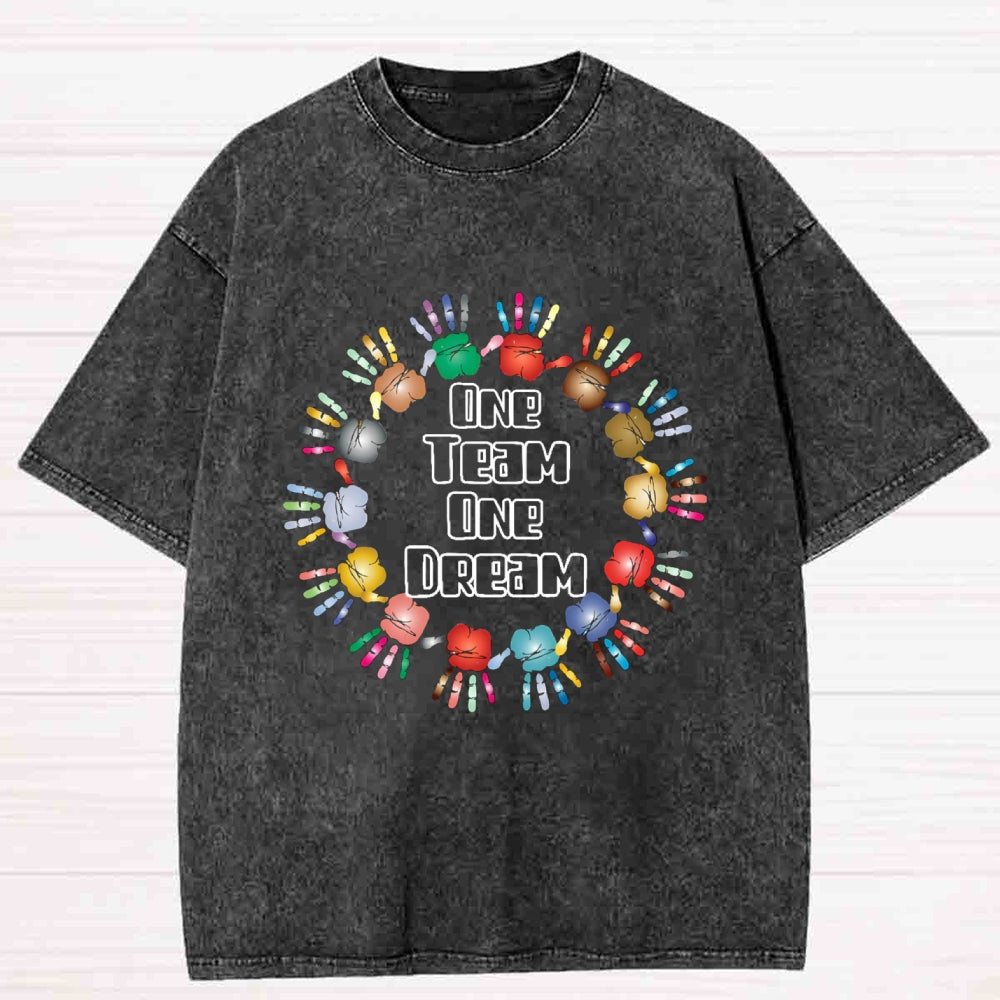 One Team One Dream Washed T-Shirt