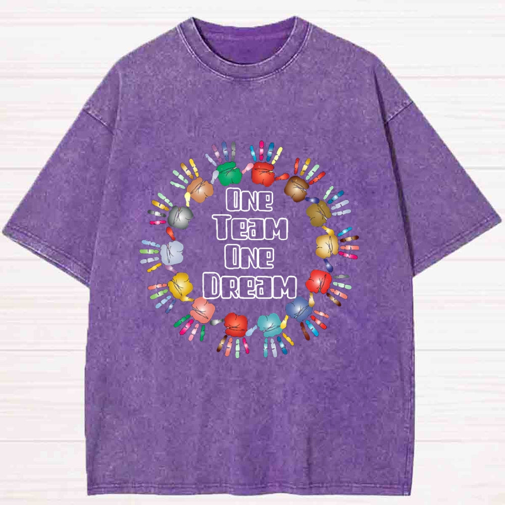 One Team One Dream Washed T-Shirt