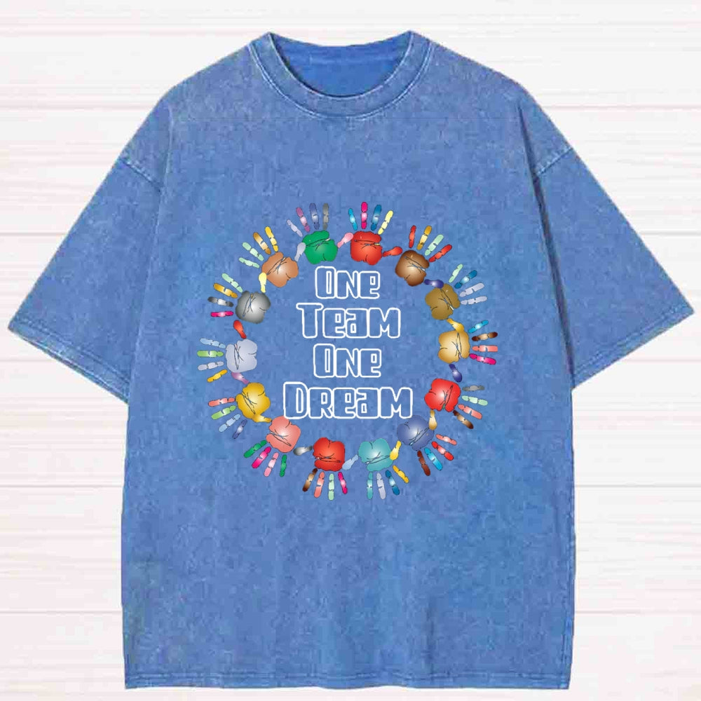 One Team One Dream Washed T-Shirt
