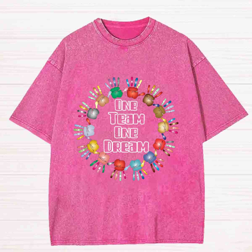 One Team One Dream Washed T-Shirt