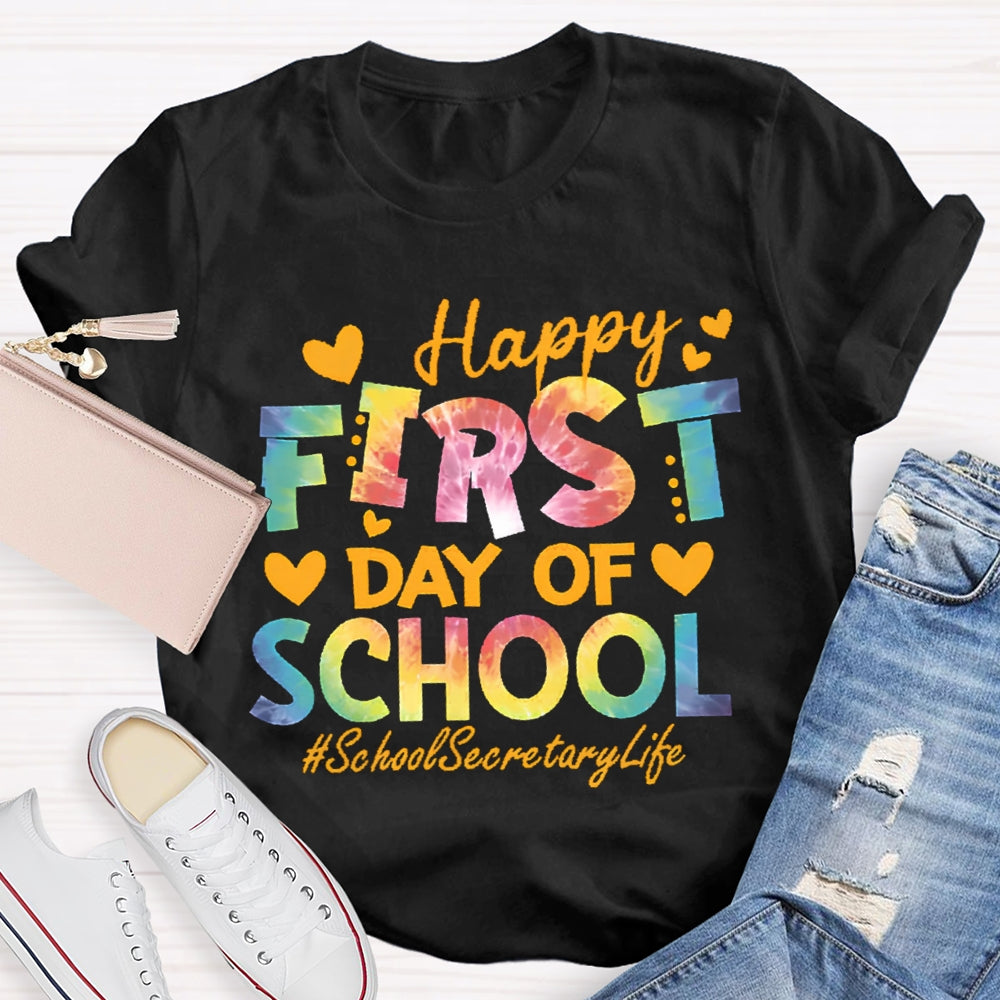 Personalized Your School Title Back To School T-Shirt