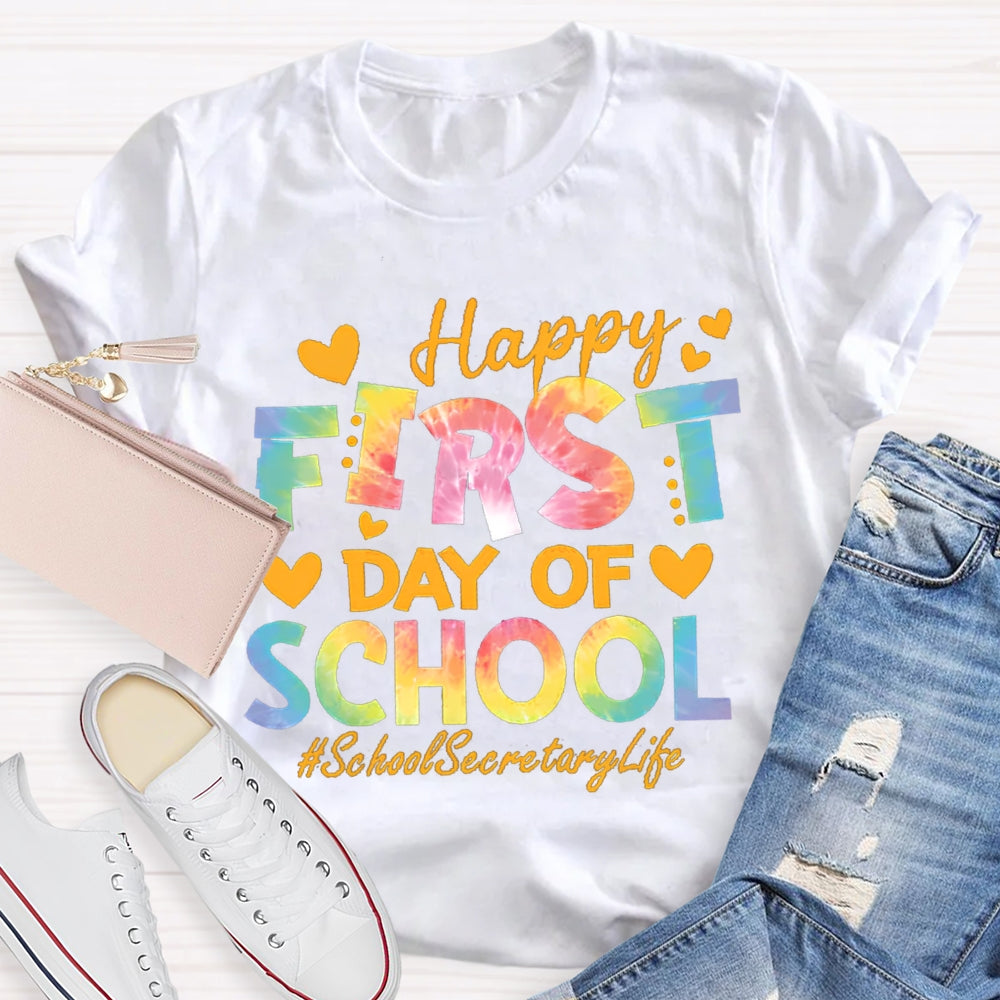 Personalized Your School Title Back To School T-Shirt