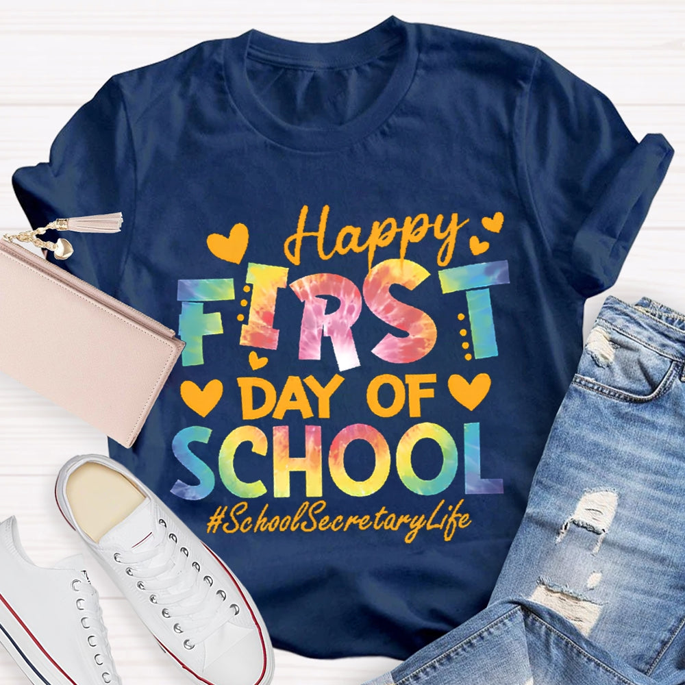 Personalized Your School Title Back To School T-Shirt