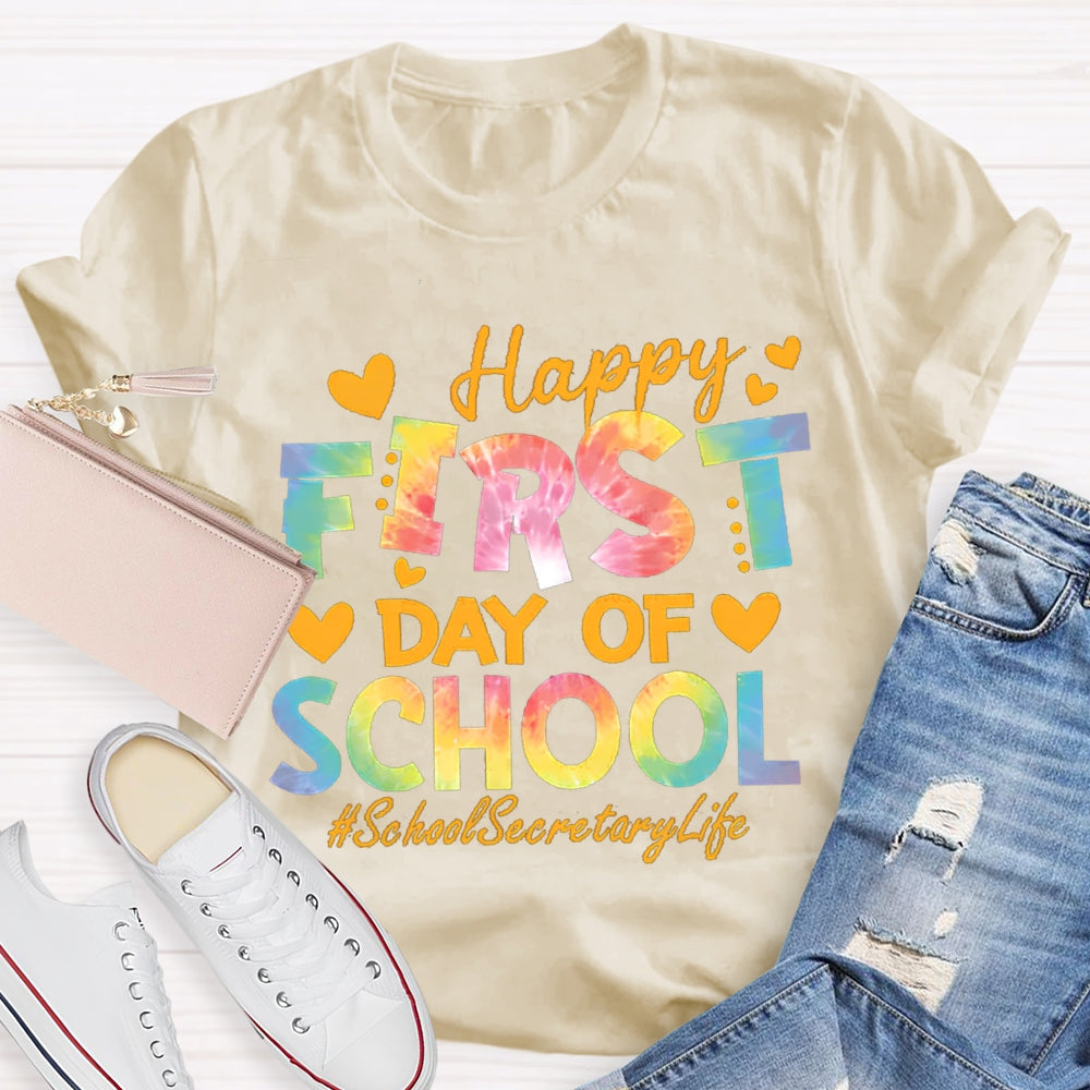 Personalized Your School Title Back To School T-Shirt