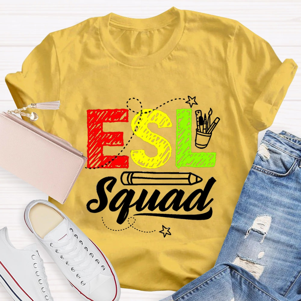 ESL Squad Pen Holder T-shirt