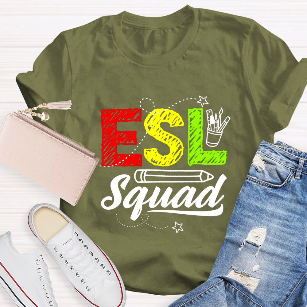 ESL Squad Pen Holder T-shirt
