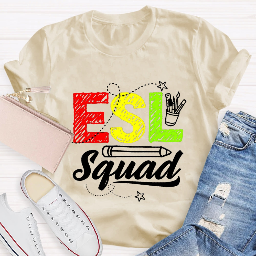 ESL Squad Pen Holder T-shirt