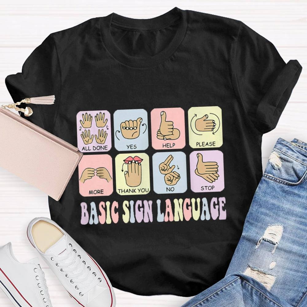 Basic Sign Language T-shirt