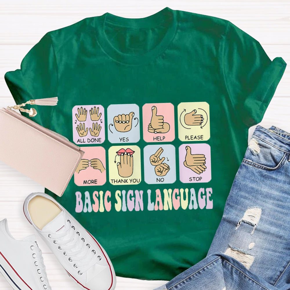 Basic Sign Language T-shirt