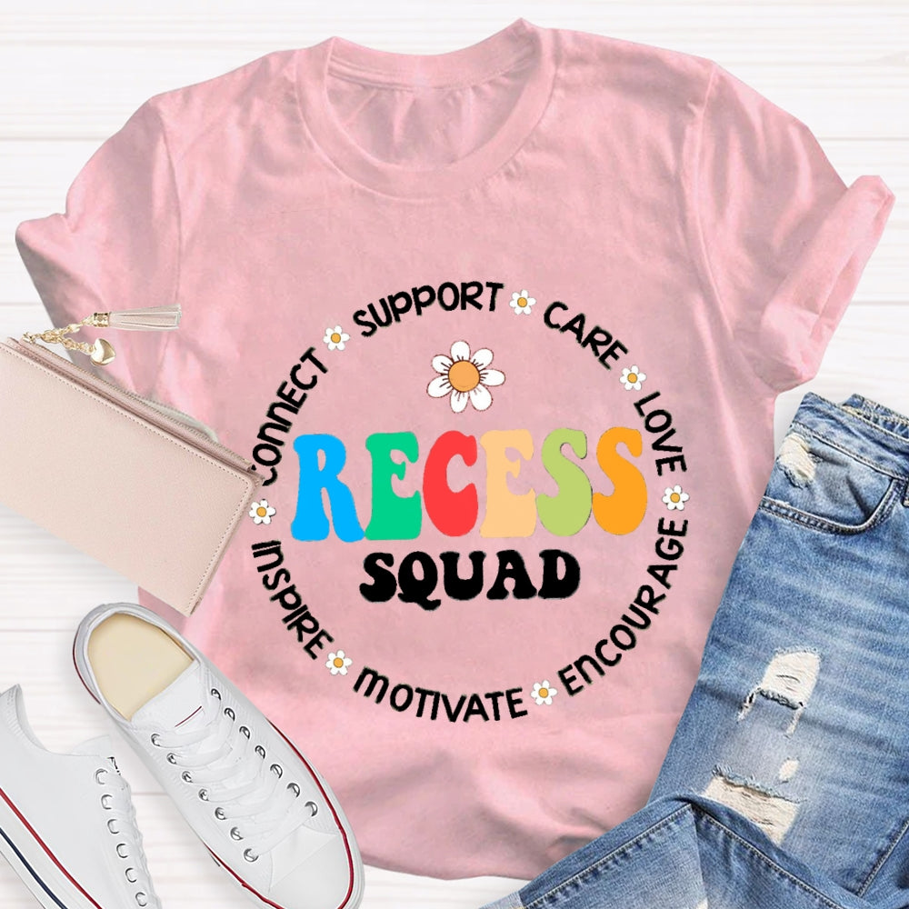 Recess Squad Funny Recess Quotes T-shirt