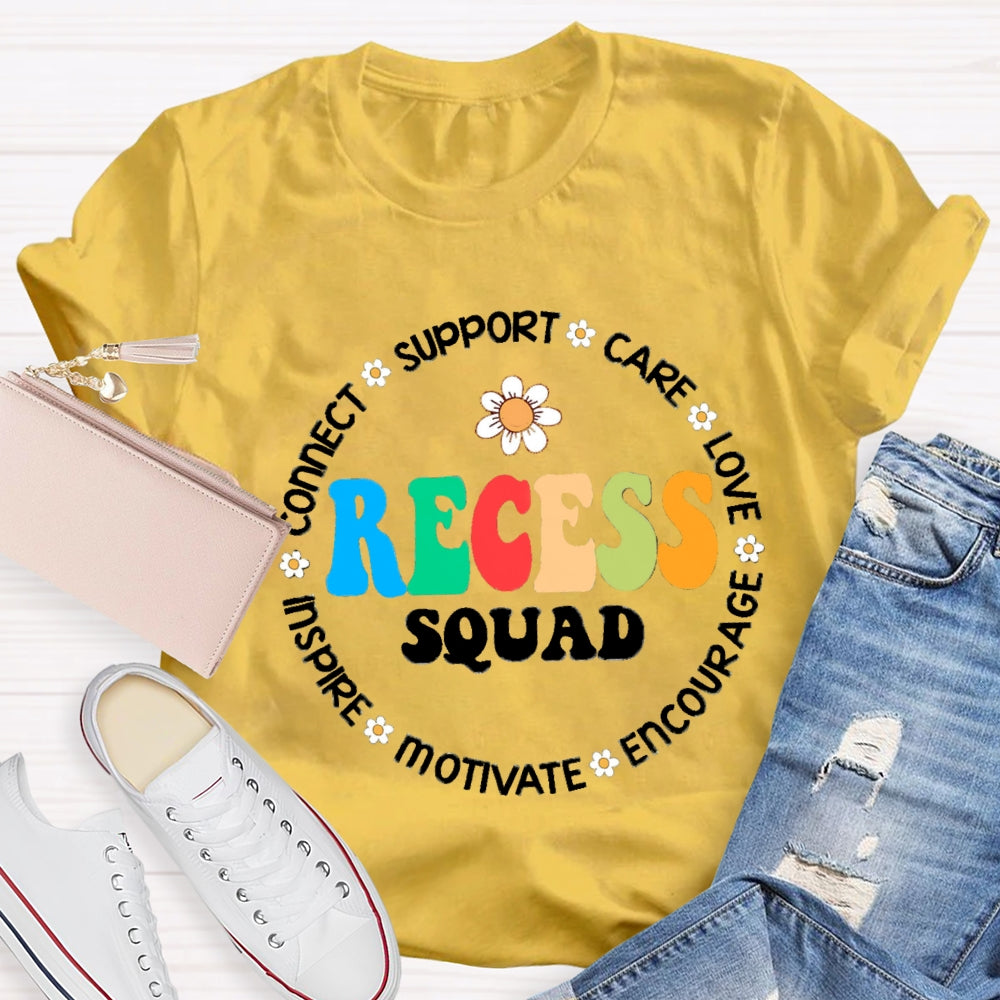 Recess Squad Funny Recess Quotes T-shirt