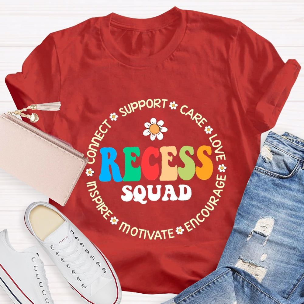 Recess Squad Funny Recess Quotes T-shirt