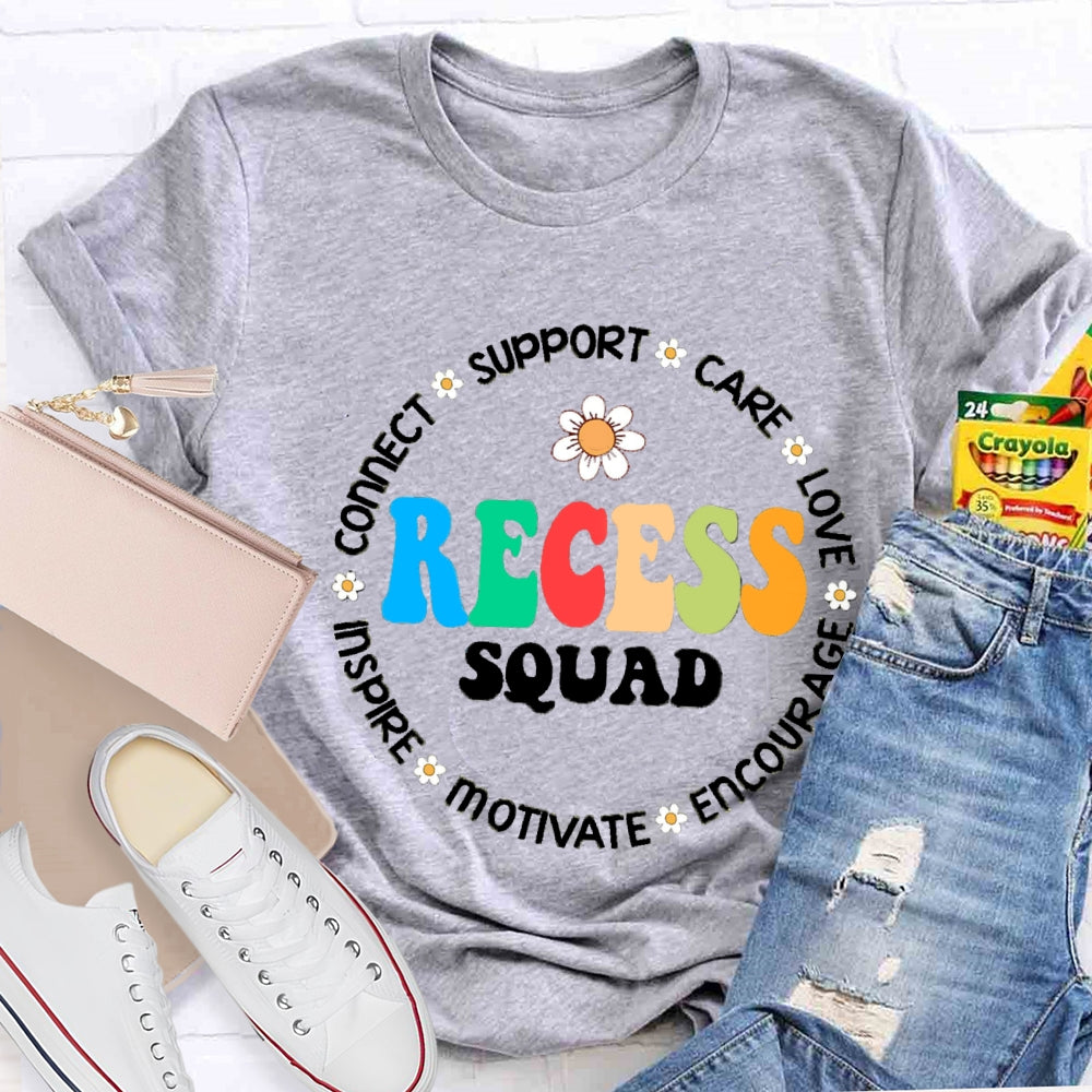 Recess Squad Funny Recess Quotes T-shirt