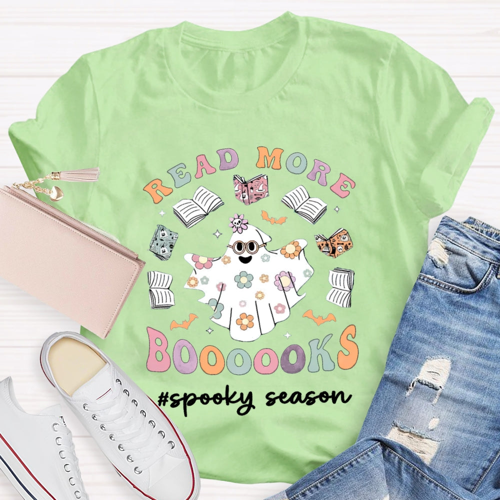 Read More Books Teacher Halloween Shirt