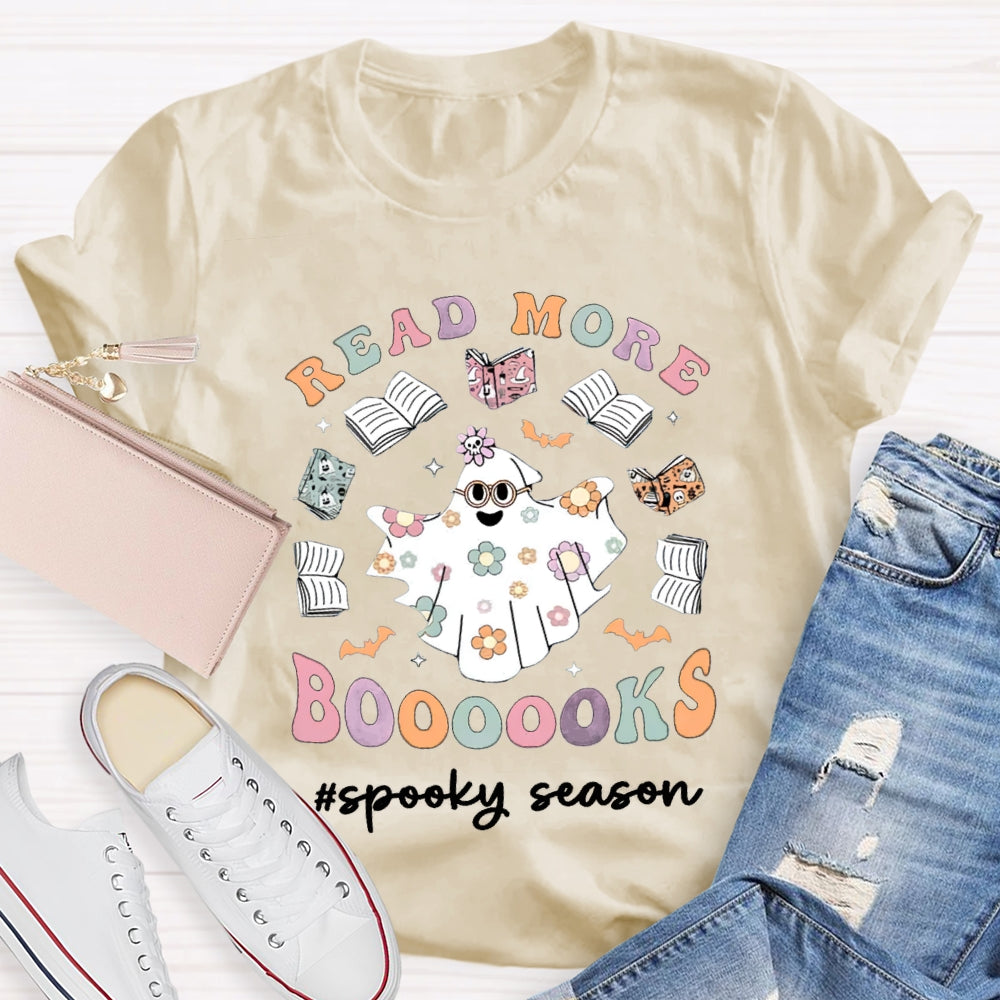 Read More Books Teacher Halloween Shirt