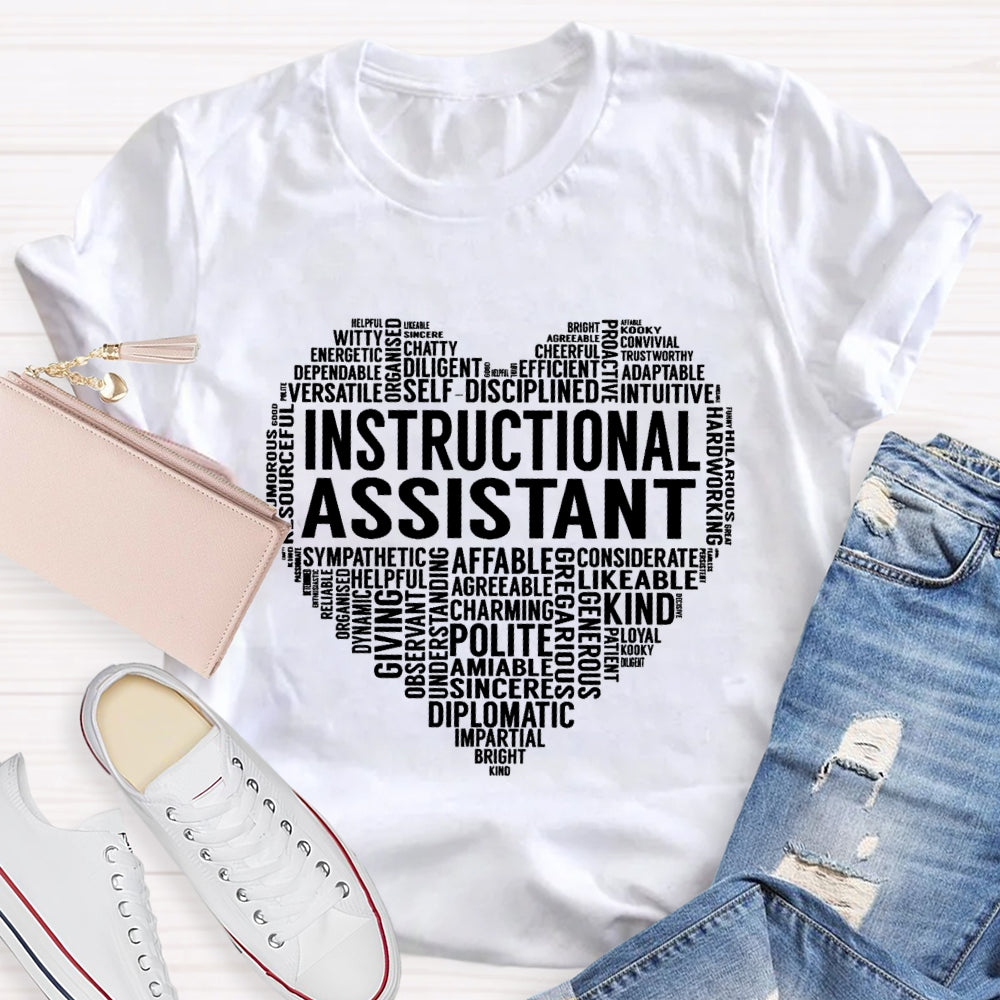 Instructional  Assistant Make School Possible T-Shirt
