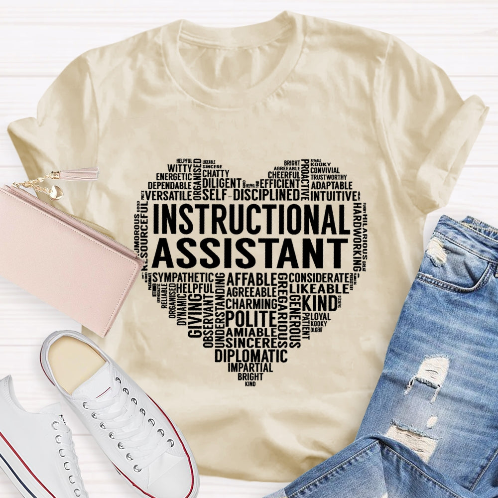 Instructional  Assistant Make School Possible T-Shirt