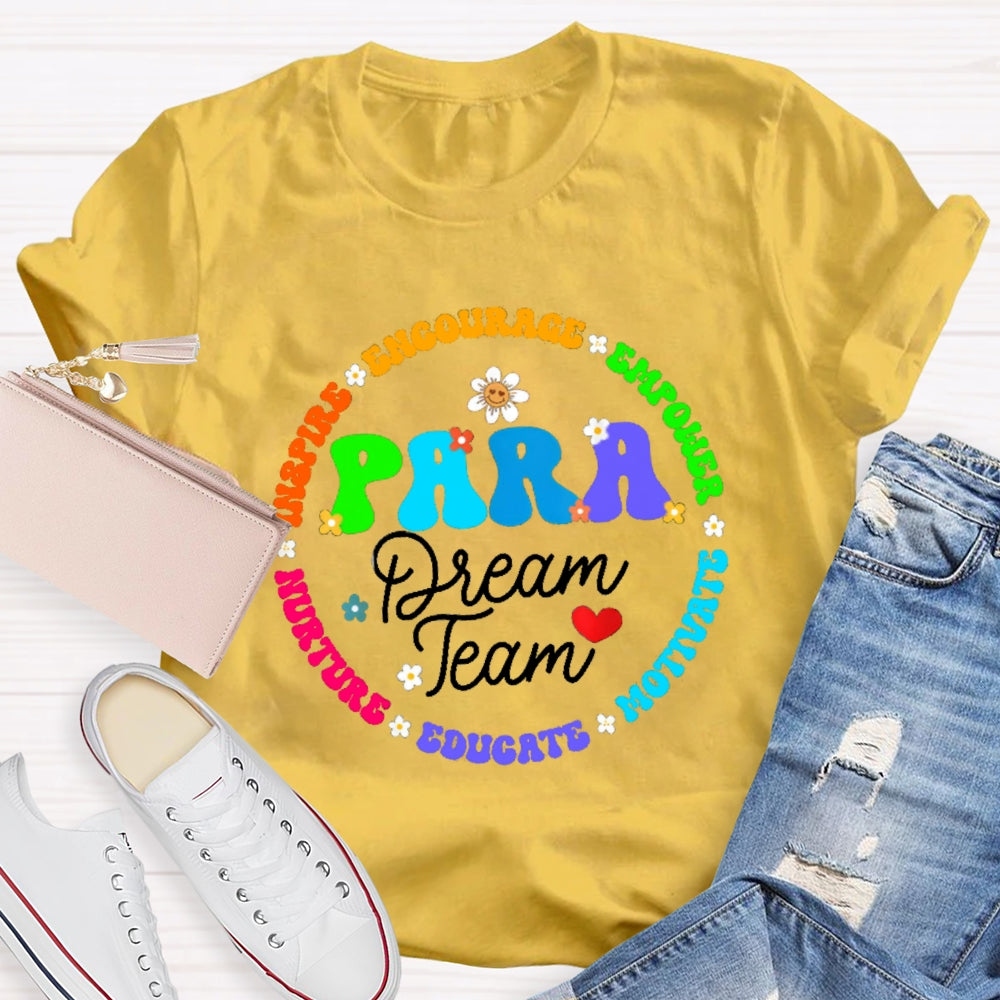 Para Dream Team Inspire Encourage T-Shirt
