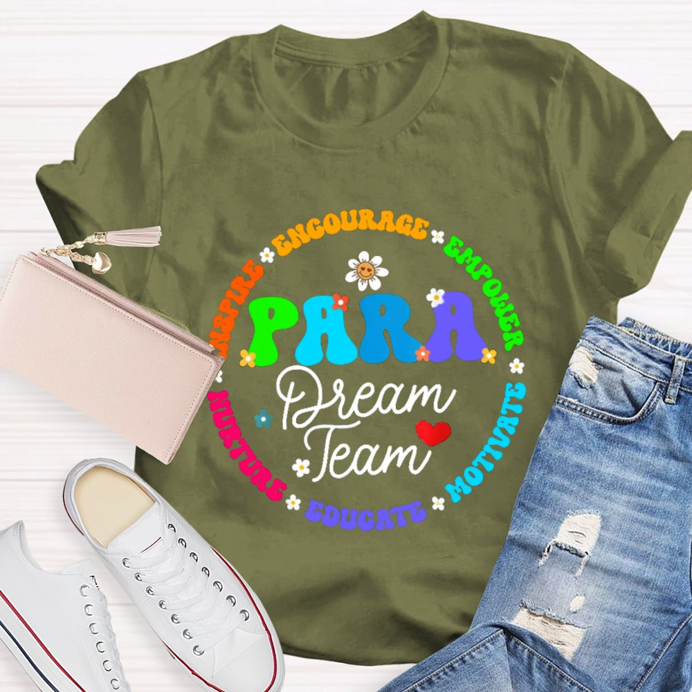 Para Dream Team Inspire Encourage T-Shirt