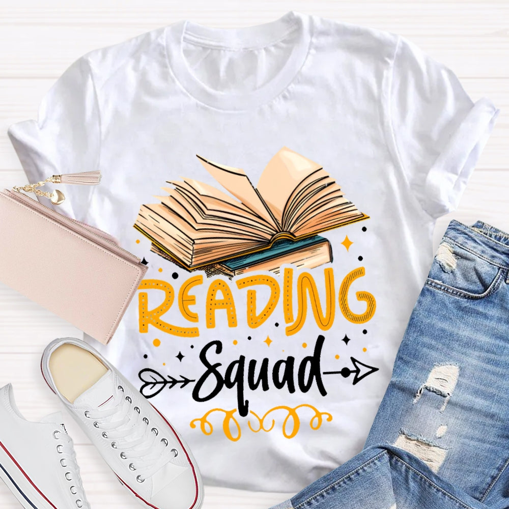Reading Squad Books T-shirt